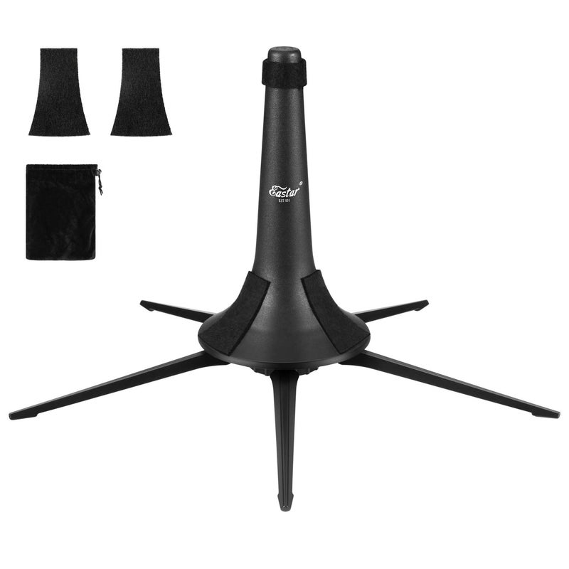 Eastar Trumpet Stand Portable Trumpet Holder Foldable Metal 5-Legs Stand for Brass Instruments, EST-001 - Image 1